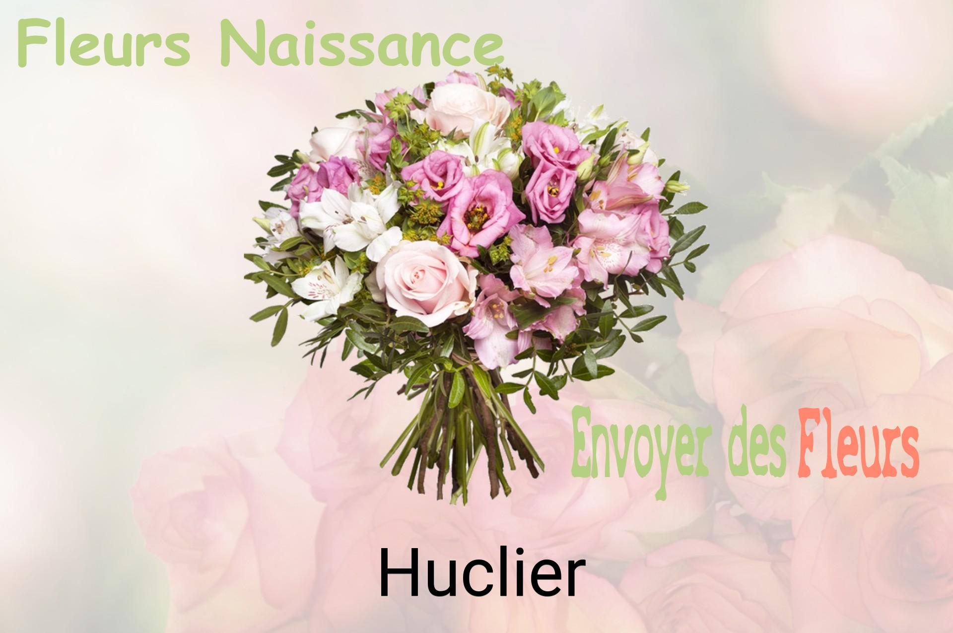 Bouquet de fleurs de naissance livré à Huclier
